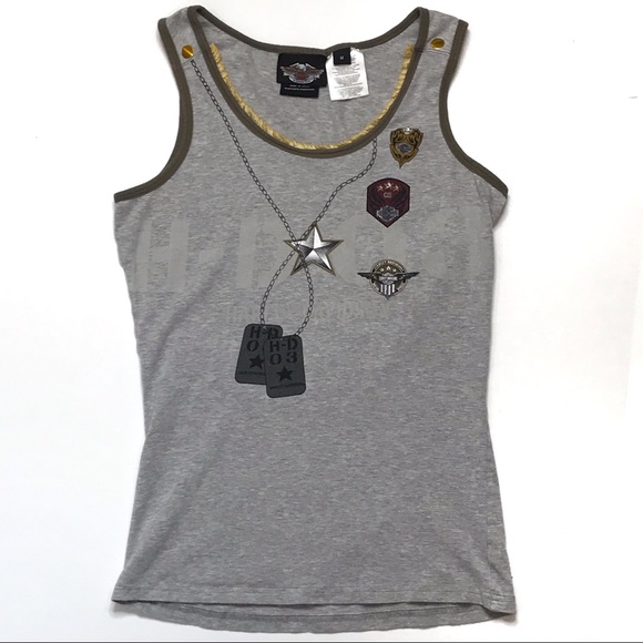 Harley-Davidson Tops - Harley Davidson Grey Tank Top
